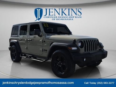 Used 2022 Jeep Wrangler Unlimited Sport AWD/4WD image 1