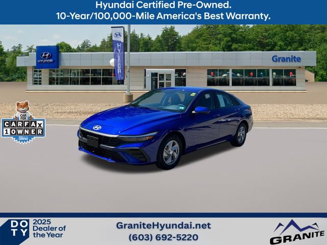 Certified 2024 Hyundai Elantra SE FWD 360° Tour