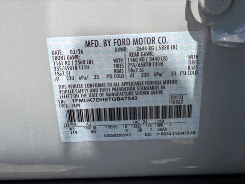 New 2026 Ford Explorer Active RWD image 17