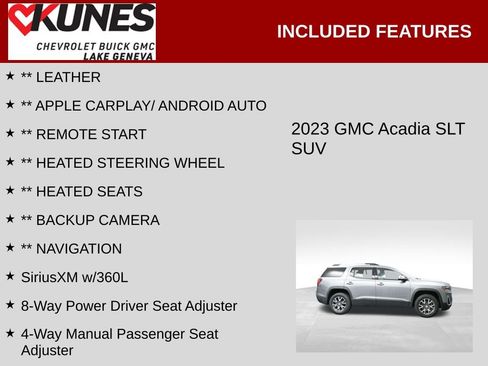 Used 2023 GMC Acadia SLT image 2