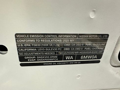 Used 2025 Nissan Sentra SV w/ All-Weather Package image 35