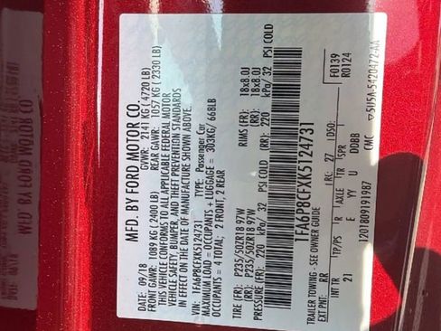 Used 2019 Ford Mustang GT w/ Equipment Group 301A image 26