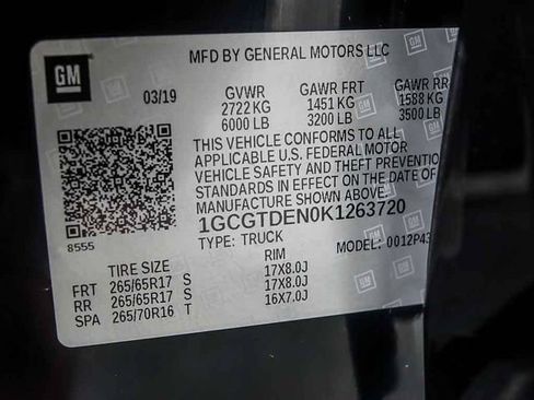 Certified 2019 Chevrolet Colorado Z71 w/ Z71 Midnight Edition AWD/4WD image 30