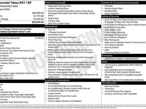 Used 2021 Chevrolet Tahoe RST image 69