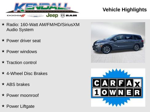 Used 2024 Honda Odyssey EX-L image 3