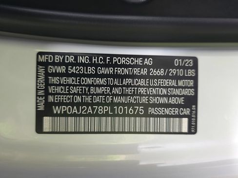 Used 2023 Porsche Panamera 4 Platinum Edition w/ Assistance Package AWD/4WD image 72