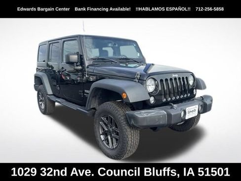 Used 2017 Jeep Wrangler Unlimited Sport w/ Quick Order Package 24S AWD/4WD image 1