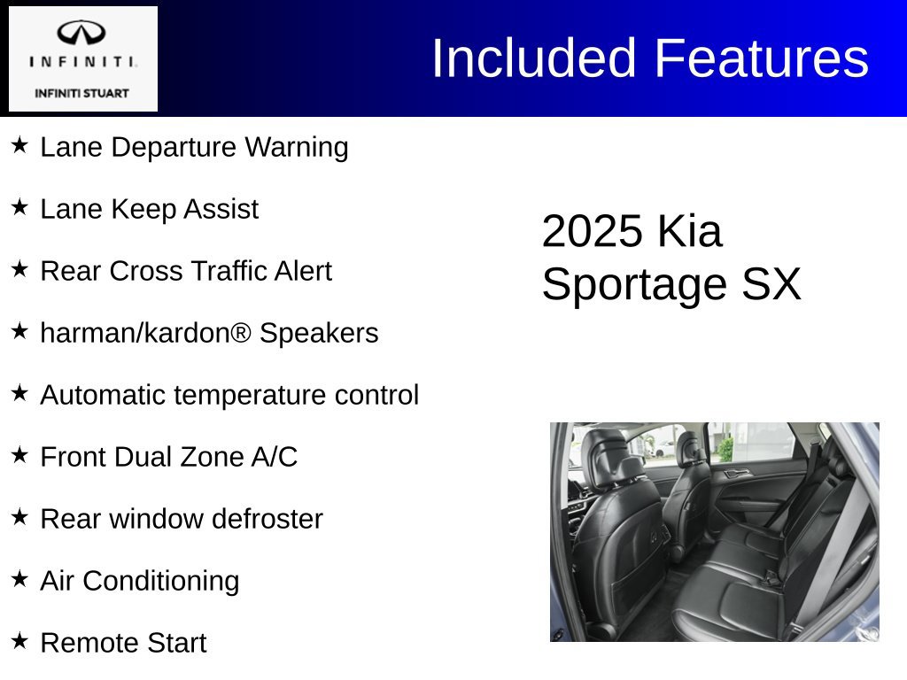 Used 2025 Kia Sportage SX FWD image 8