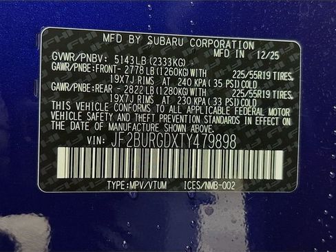 New 2026 Subaru Outback Limited XT image 33