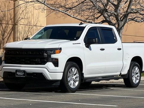 Used 2024 Chevrolet Silverado 1500 Custom w/ LPO, Dark Essentials Package RWD image 8