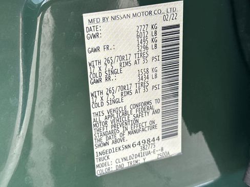 Used 2022 Nissan Frontier PRO-4X w/ Pro-4X Premium Package image 28