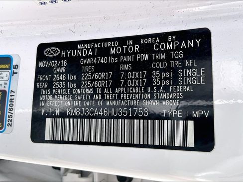 Used 2017 Hyundai Tucson SE AWD/4WD image 27
