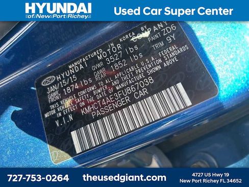 Used 2015 Hyundai Accent GLS image 12