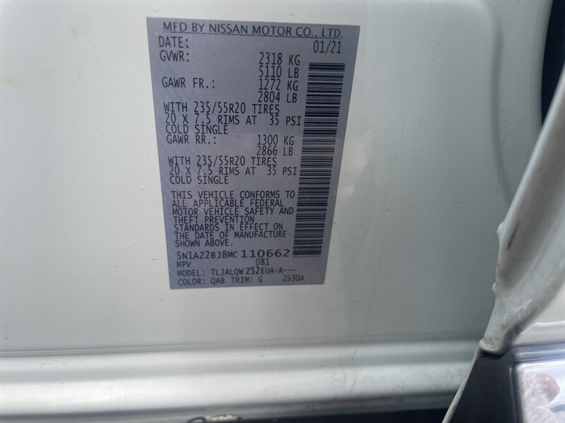 Used 2021 Nissan Murano SV w/ SV Special Edition Package FWD image 5