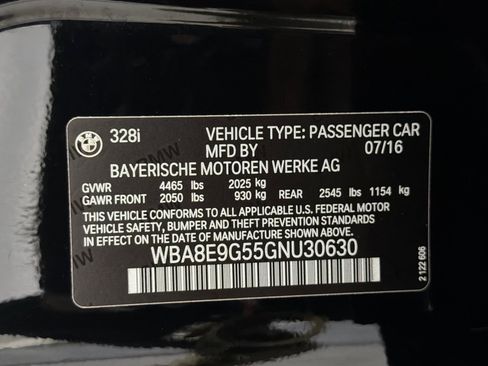 Used 2016 BMW 328i Sedan RWD image 22