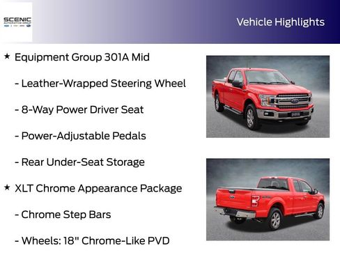 Used 2018 Ford F150 XLT w/ Equipment Group 301A Mid AWD/4WD image 10