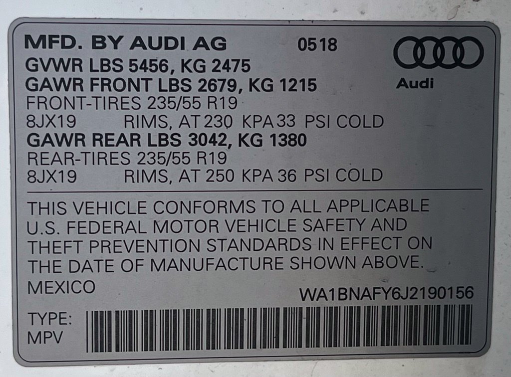 Used 2018 Audi Q5 2.0T Premium Plus w/ Premium Plus Package AWD/4WD image 45