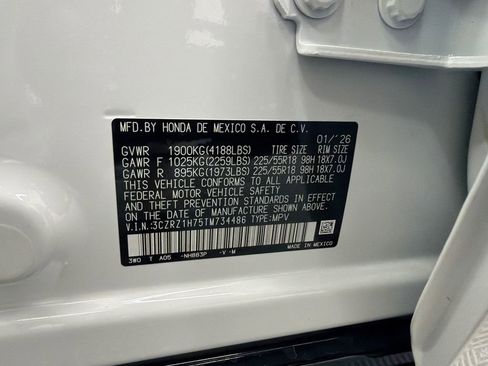 New 2026 Honda HR-V EX-L image 33