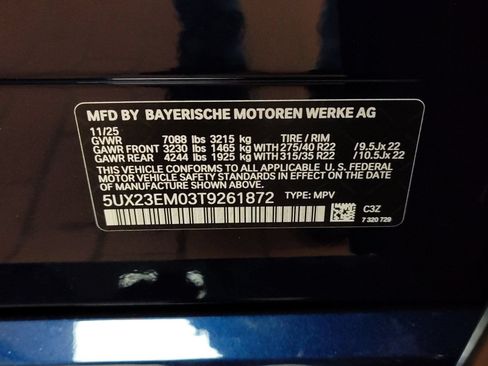 Used 2026 BMW X7 xDrive40i w/ M Sport Package AWD/4WD image 16