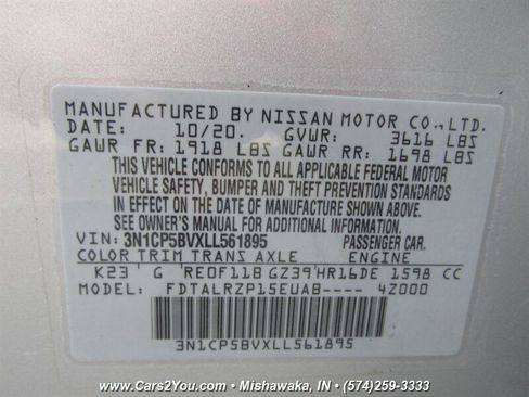 Used 2020 Nissan Kicks S image 31