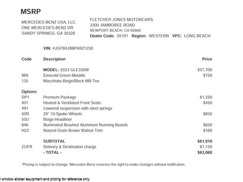 Certified 2023 Mercedes-Benz GLE 350 image 4