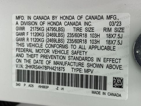 Certified 2023 Honda CR-V EX-L image 15