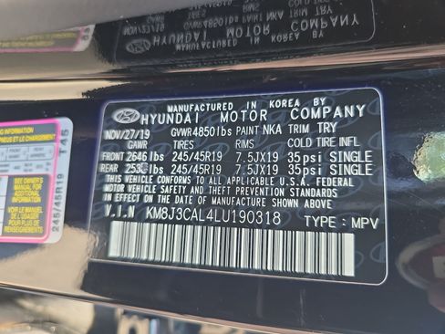 Used 2020 Hyundai Tucson Sport w/ Cargo Package AWD/4WD image 34