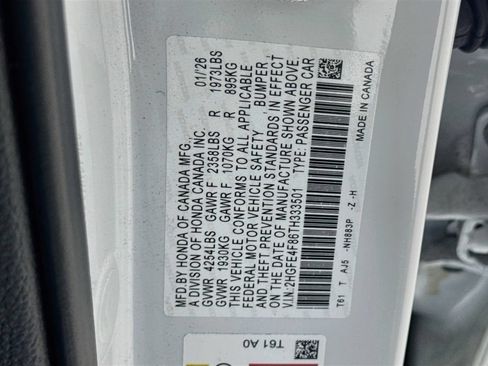 Certified 2026 Honda Civic Sport Touring image 42