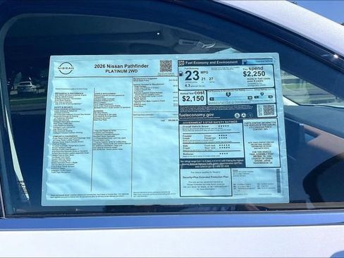 New 2026 Nissan Pathfinder Platinum w/ Cargo Package FWD image 13