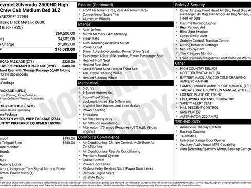 Certified 2023 Chevrolet Silverado 2500 High Country w/ Z71 Off-Road Package image 11