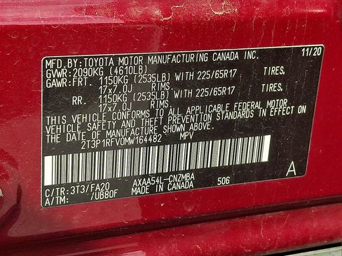 Used 2021 Toyota RAV4 XLE AWD/4WD image 25