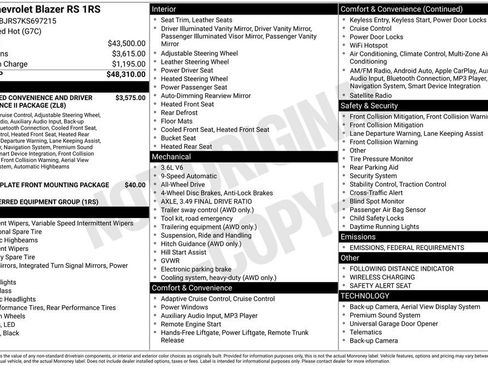 Used 2019 Chevrolet Blazer RS image 3