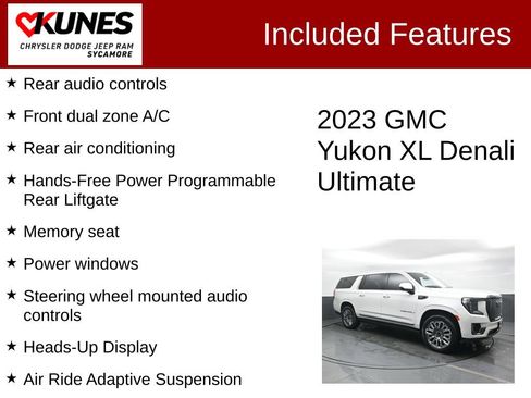 Used 2023 GMC Yukon XL Denali Ultimate AWD/4WD image 4