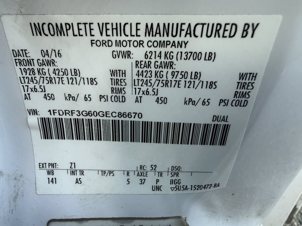 Used 2016 Ford F350 XL w/ XL Value Package RWD image 22