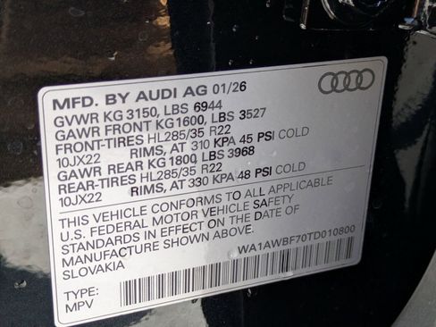 New 2026 Audi SQ7 Premium Plus image 17