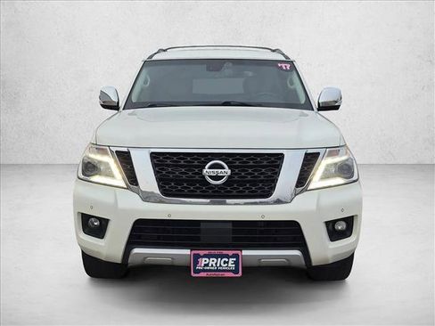 Used 2017 Nissan Armada Platinum w/ Captain Seat Package AWD/4WD image 2