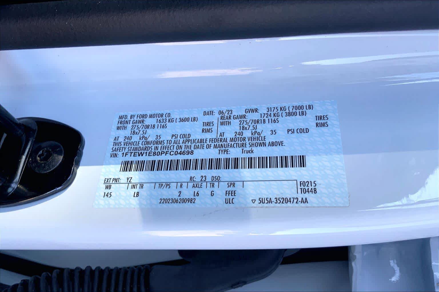 Used 2023 Ford F150 Tremor w/ Trailer Tow Package AWD/4WD image 33