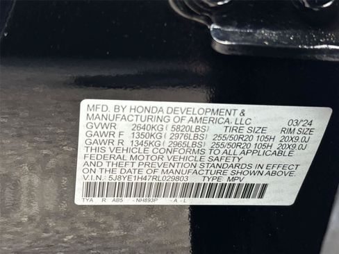 Certified 2024 Acura MDX SH-AWD w/ Technology Package image 32