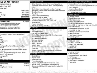 Used 2022 Lexus GX 460 Premium w/ Premium Package