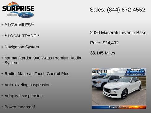 Used 2020 Maserati Levante AWD/4WD image 12