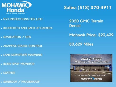Used 2020 GMC Terrain Denali w/ Denali Premium Package AWD/4WD image 3