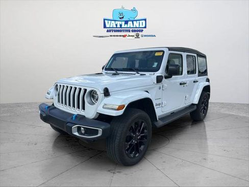 Certified 2023 Jeep Wrangler Unlimited Sahara w/ Cold Weather Group AWD/4WD image 1