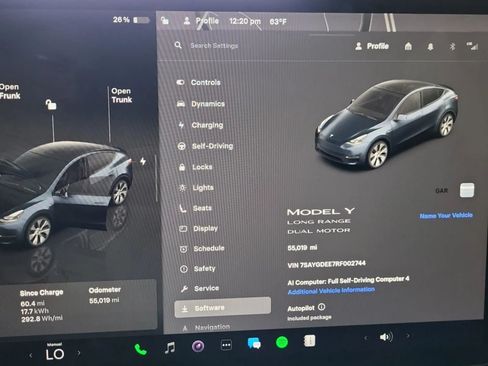 Used 2024 Tesla Model Y Long Range AWD/4WD image 3