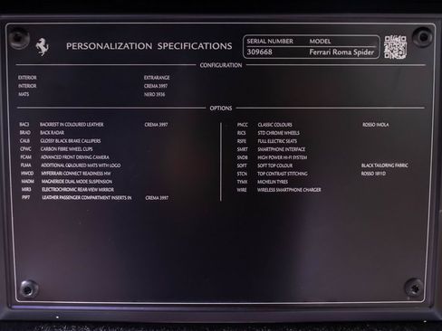 Certified 2024 Ferrari Roma Spider image 58