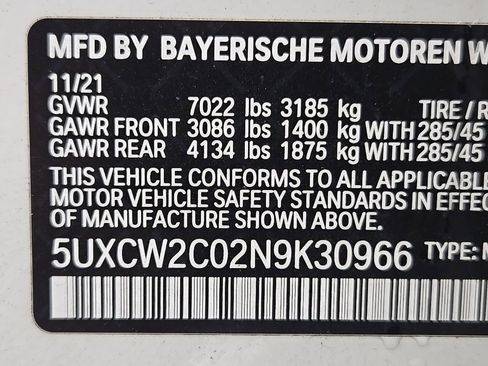 Certified 2022 BMW X7 xDrive40i w/ M Sport Package image 27
