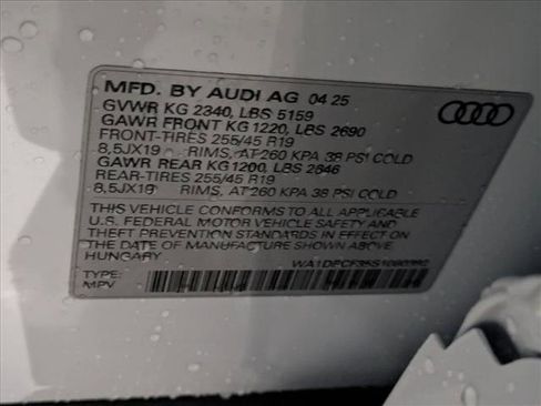 New 2025 Audi Q3 2.0T Premium image 19