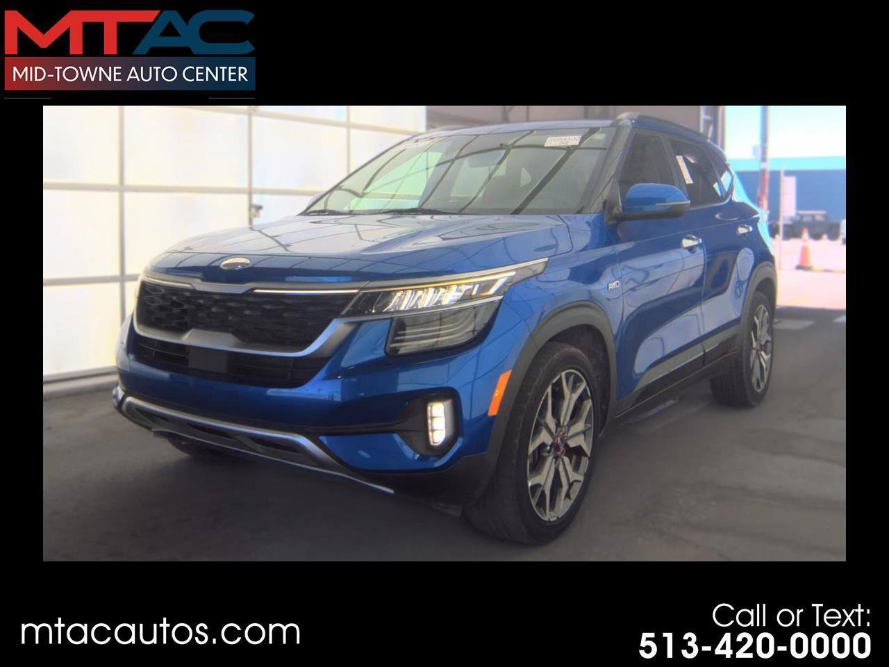 Used 2021 Kia Seltos SX w/ SX Sunroof Package AWD/4WD image 1