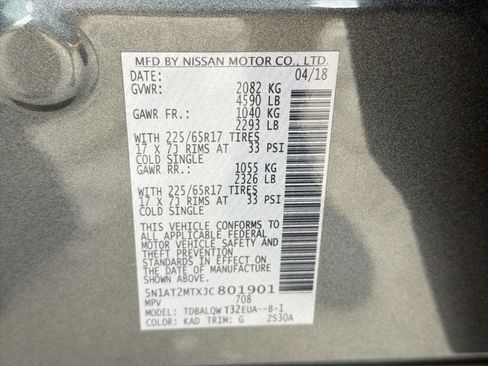 Used 2018 Nissan Rogue SV FWD image 23