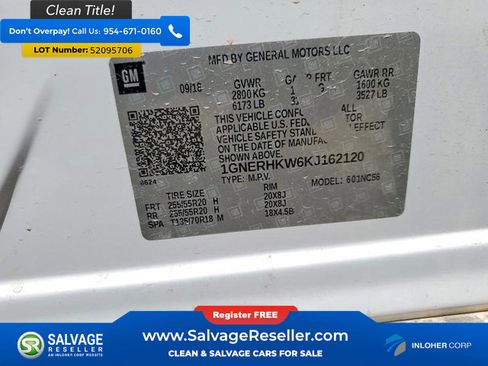 Used 2019 Chevrolet Traverse LT w/ LT Premium Package FWD image 17