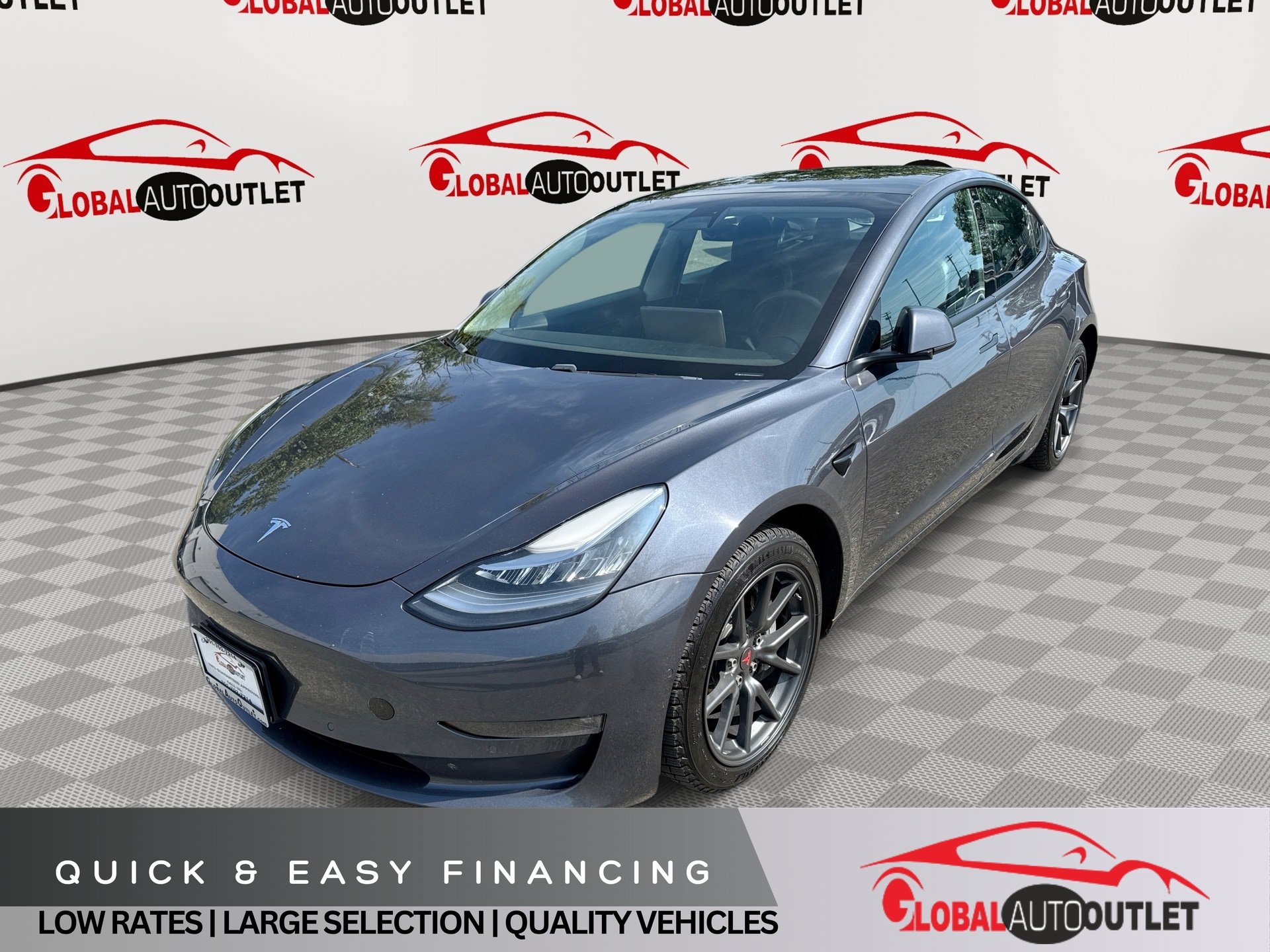 Used 2021 Tesla Model 3 Long Range AWD/4WD image 1